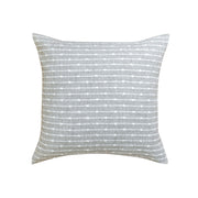 Taupe Vieja Stripe Pillow Cover Square
