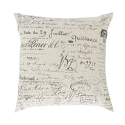 Script Square Pillow Cover