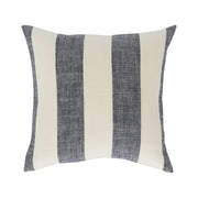 Pacific Blue Coastal Stripe Square Pillow Cover