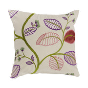 Vine Floral Square Pillow Cover