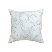 Rose Rococo Floral Pillow Cover Square