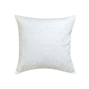White Embroidered Floret Pillow Cover Square