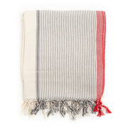 Cherry Stripe Zoe Turkish Towel
