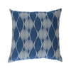 Pacific Blue Waves Square Pillow Cover