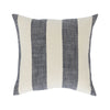 Pacific Blue Coastal Stripe Square Pillow Cover