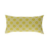 Chartreuse Hexagon Lumbar Pillow Cover